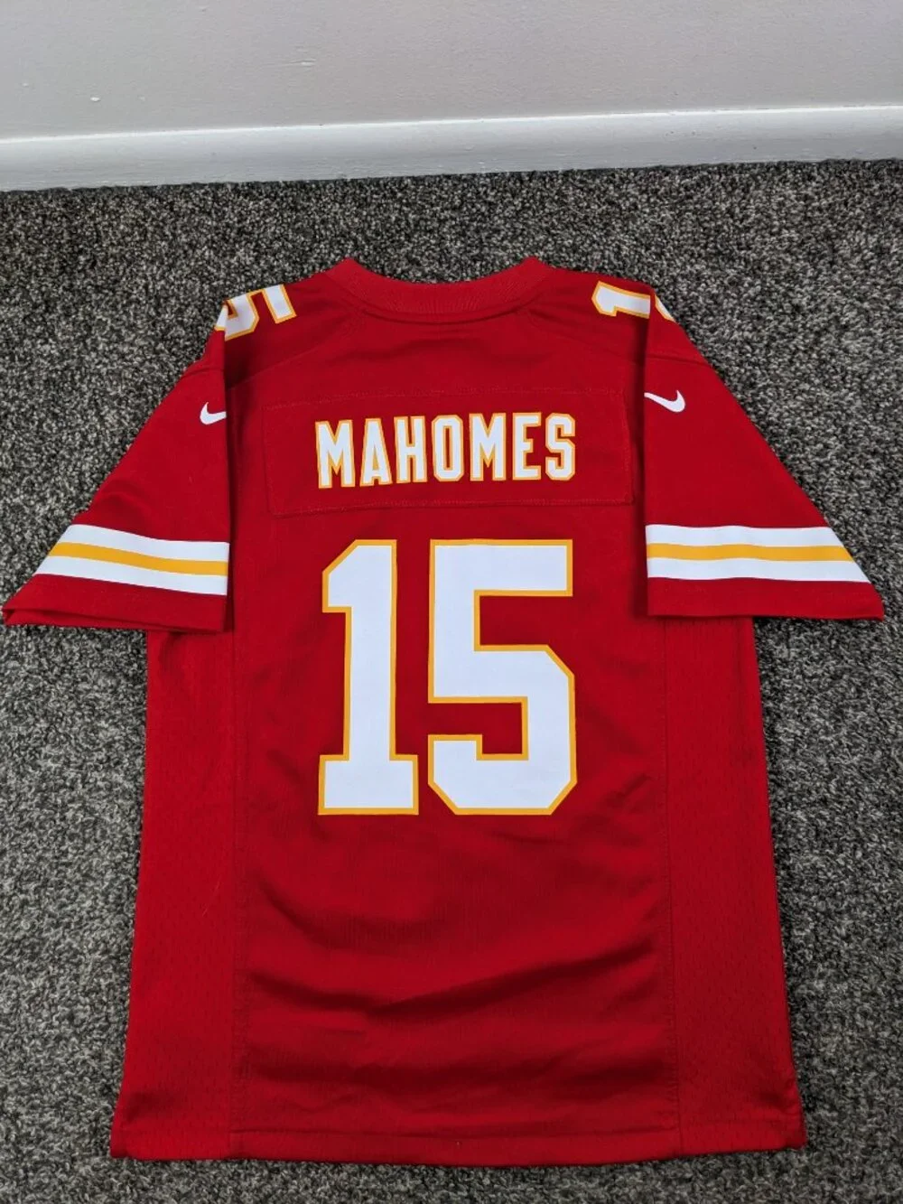 Patrick Mahomes Kansas City Chiefs Jersey Nike On Field Red Youth Boys Medium